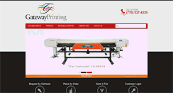 Desktop Screenshot of gatewayprint.com